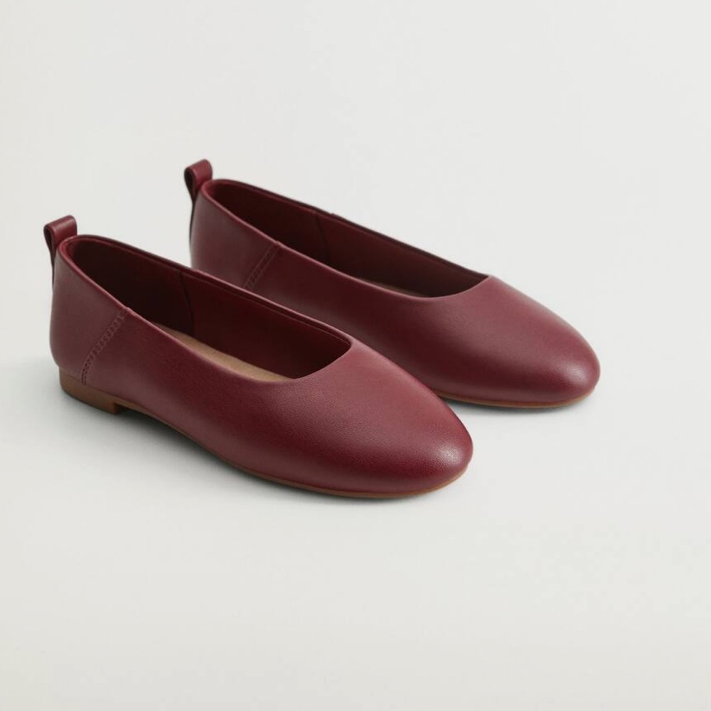 Mango Basic ballerina flats NWOT
